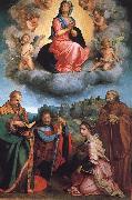 Andrea del Sarto Virgin with Four Saints oil painting reproduction